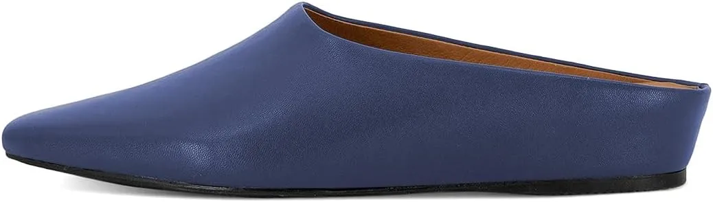 Women Mules Low Wedges Heels Slipper Squared Toe Slip On Shoes Indoor Party Daily Size 4-16 US