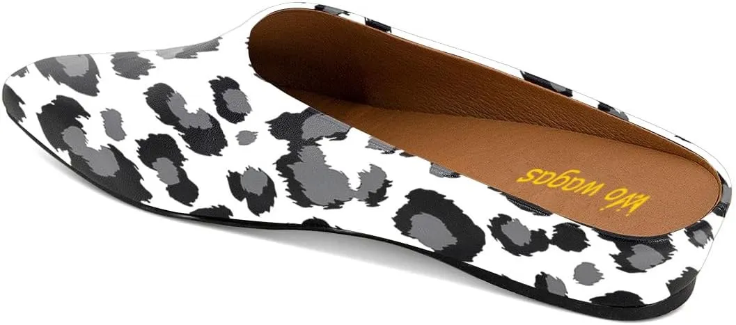 Women Mules Low Wedges Heels Slipper Squared Toe Slip On Shoes Indoor Party Daily Size 4-16 US