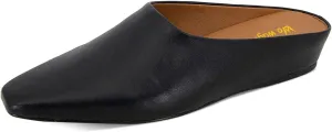 Women Mules Low Wedges Heels Slipper Squared Toe Slip On Shoes Indoor Party Daily Size 4-16 US