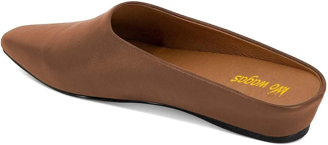 Women Mules Low Wedges Heels Slipper Squared Toe Slip On Shoes Indoor Party Daily Size 4-16 US