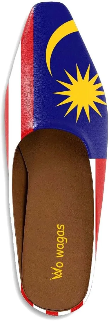 Women Mules Low Wedges Heels Slipper Squared Toe Slip On Shoes Indoor Party Daily Size 4-16 US