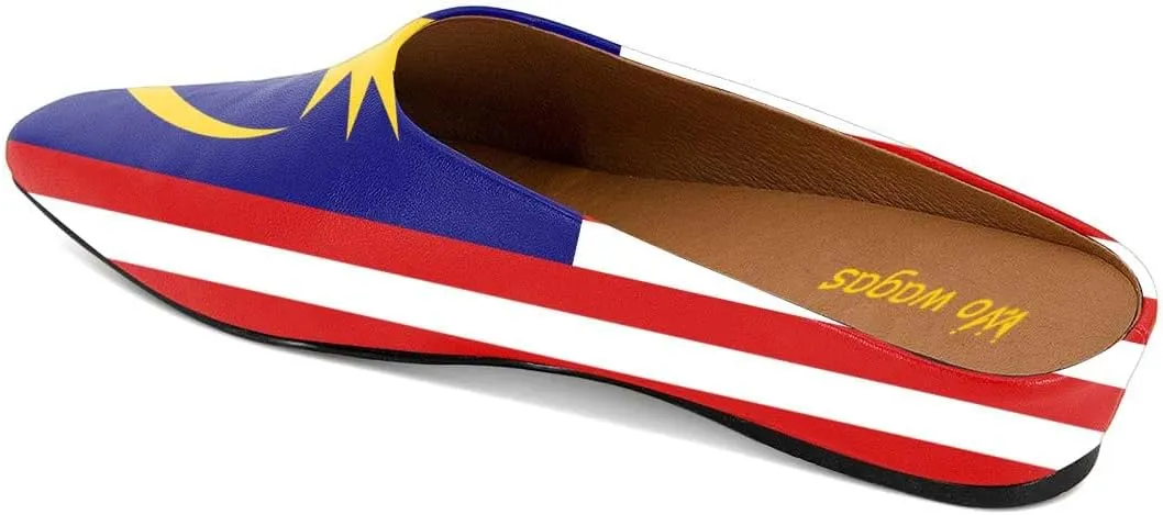 Women Mules Low Wedges Heels Slipper Squared Toe Slip On Shoes Indoor Party Daily Size 4-16 US