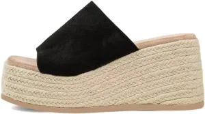 Women Platform Wedges Open Toe Espadrille Sandals Slip On High Heel Mules Comfy Summer Dress Slides Shoes Size 4-16 US