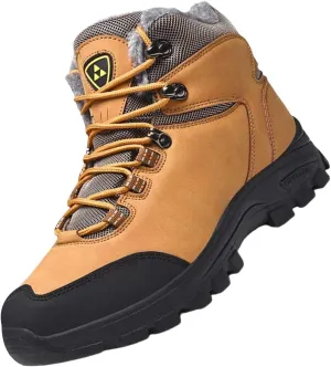 Women Snow Shoes Lace Up Womens Winter Walking Shoes for Men Wide Calf Platform Boots