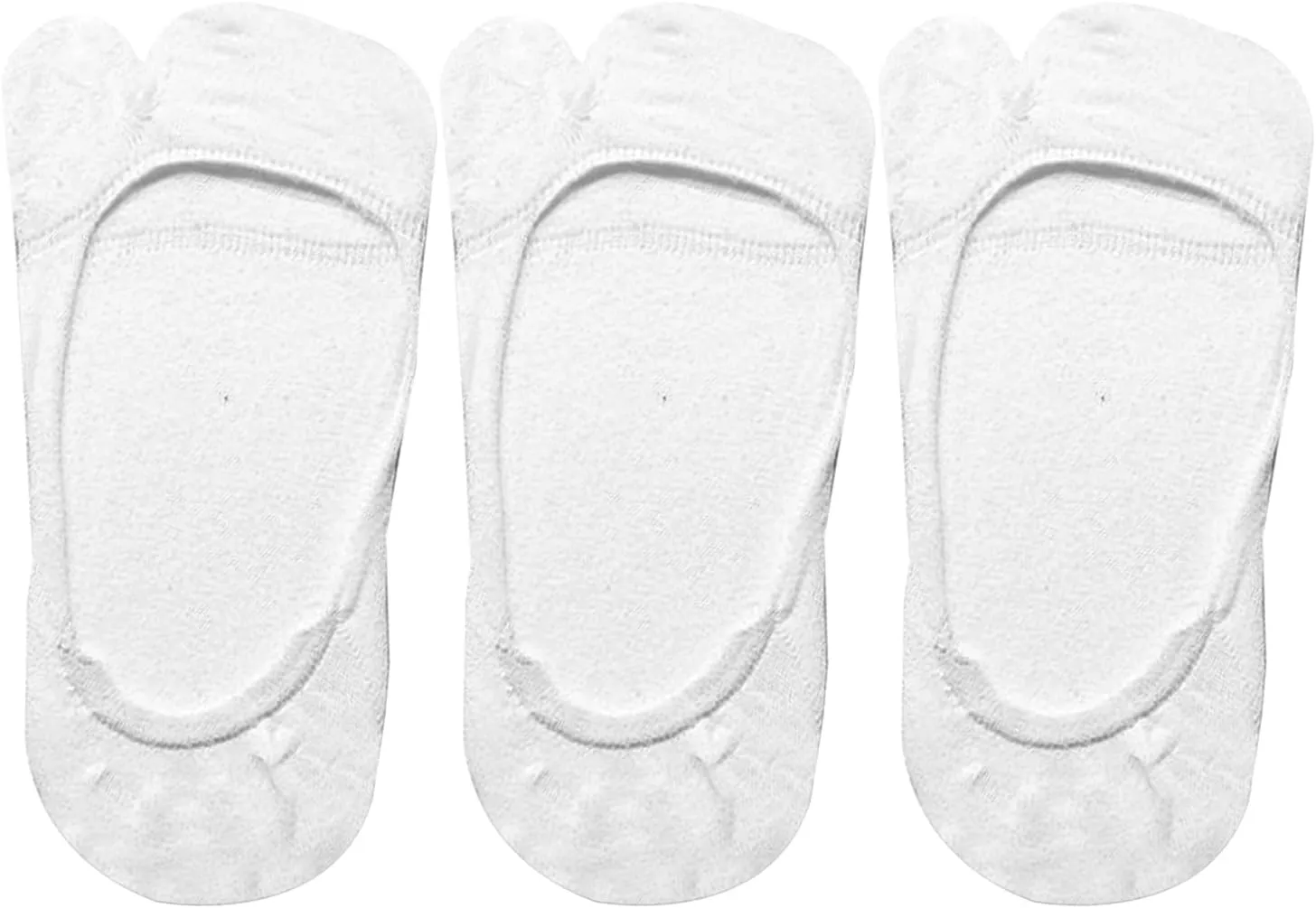 Women Tabi No Show Socks, Non Slip Flip Flop Socks Low Cut Japanese Tabi Toe Socks, 3 Pairs