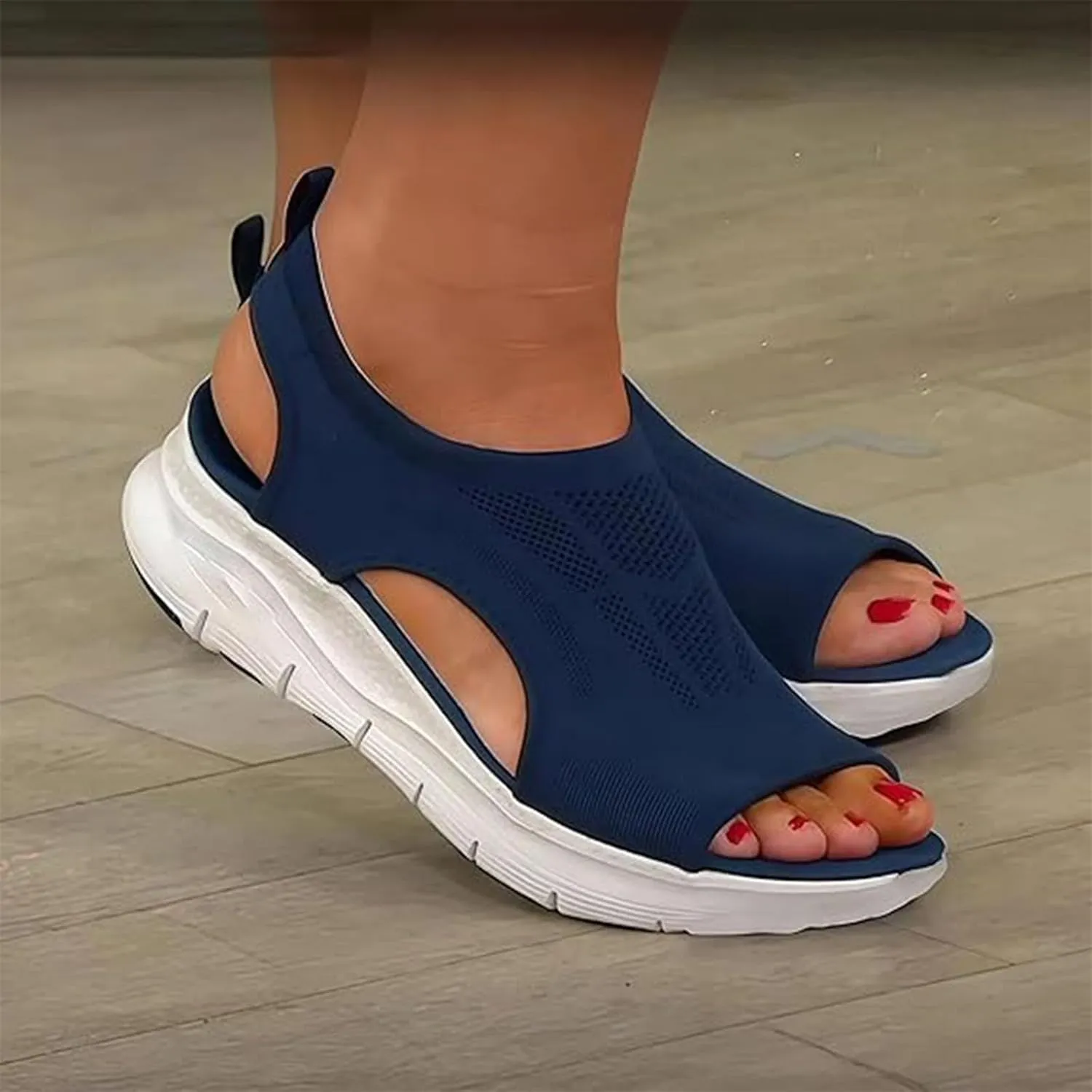 Women's Breathable Orthopedic Sandals with Arch Support – Lightweight Non-Slip Walking Sandals