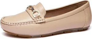 Women's Business Loafers Work Casual Flats Shoes Lightweight Penny PU Leather Slip On Walking Shoes