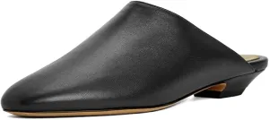 Women’s Classic Mules Chunky Low Heel Slippers Slip On Flats Round Toe Shoes Indoor Outdoor Daily Size 4-16 US