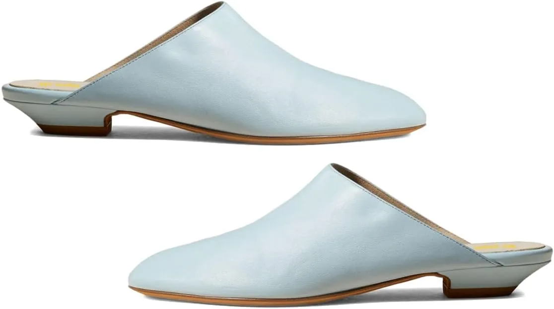 Women’s Classic Mules Chunky Low Heel Slippers Slip On Flats Round Toe Shoes Indoor Outdoor Daily Size 4-16 US