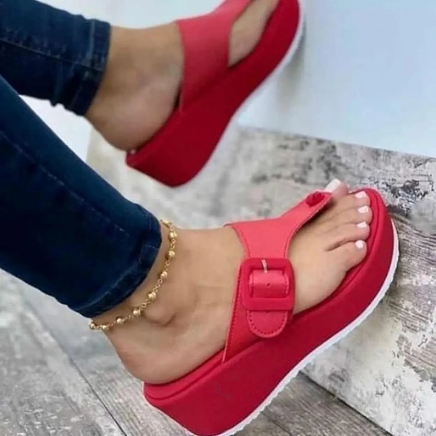 Womens Fashion Flip Flops Ladies Comfort Orthotic Arch Support Thong Sandals Faux Leather Open Toe Mule Loafer Moccasins Summer Beach Shoes,Pink,US11/EU42