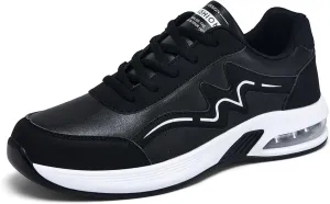 Women's Fashion Leather Lace Up Casual Sneakers Breathable Comfortable Running Shoes Shoes Women 990