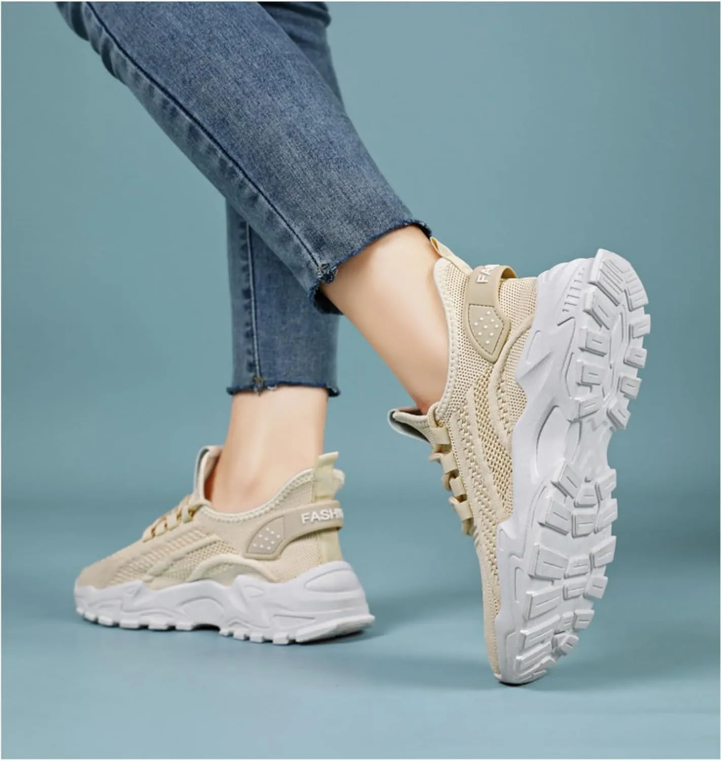 Womens Fashion Sneakers Summer Breathable Mesh Hollow Out Slip on Walking Shoes Athletic Comfortable Workout Gym Orthopedic Shoes Lightweight Soft Sole Platform Sneakers