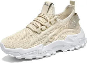 Womens Fashion Sneakers Summer Breathable Mesh Hollow Out Slip on Walking Shoes Athletic Comfortable Workout Gym Orthopedic Shoes Lightweight Soft Sole Platform Sneakers