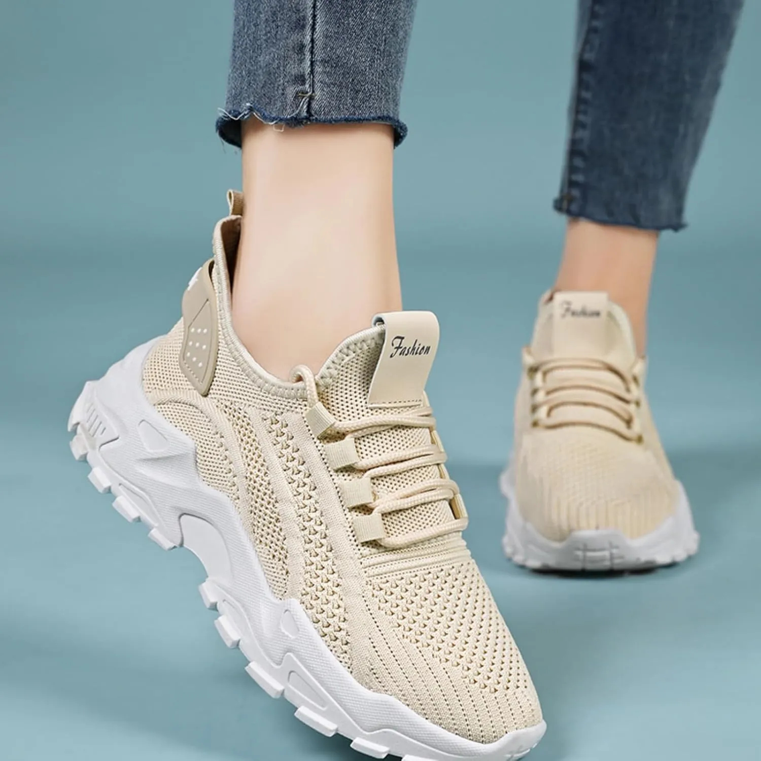 Womens Fashion Sneakers Summer Breathable Mesh Hollow Out Slip on Walking Shoes Athletic Comfortable Workout Gym Orthopedic Shoes Lightweight Soft Sole Platform Sneakers