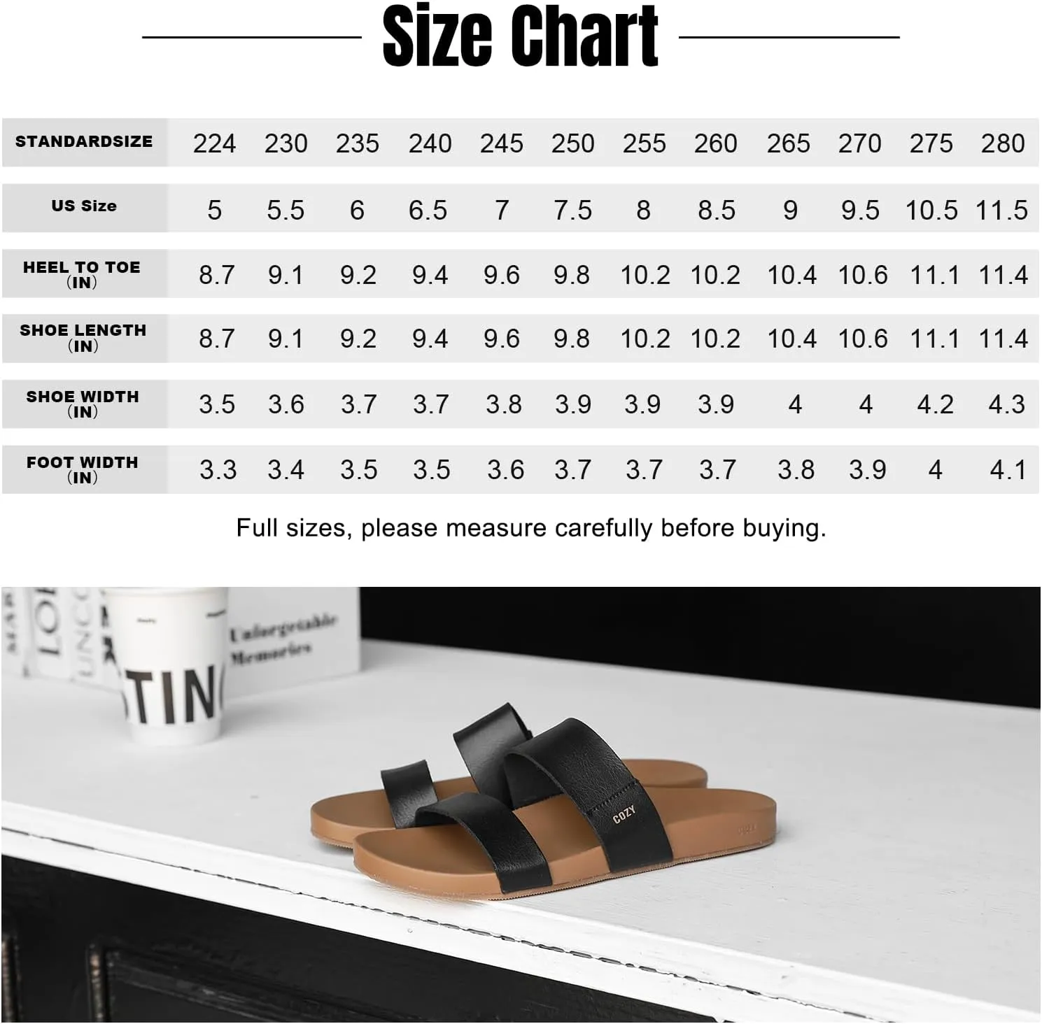 Women's Flat Slides Sandals, Two Strap & Non-Slip Vegan Leather Beach Slides,Stylish Summer Sandals for Women and Men 2025
