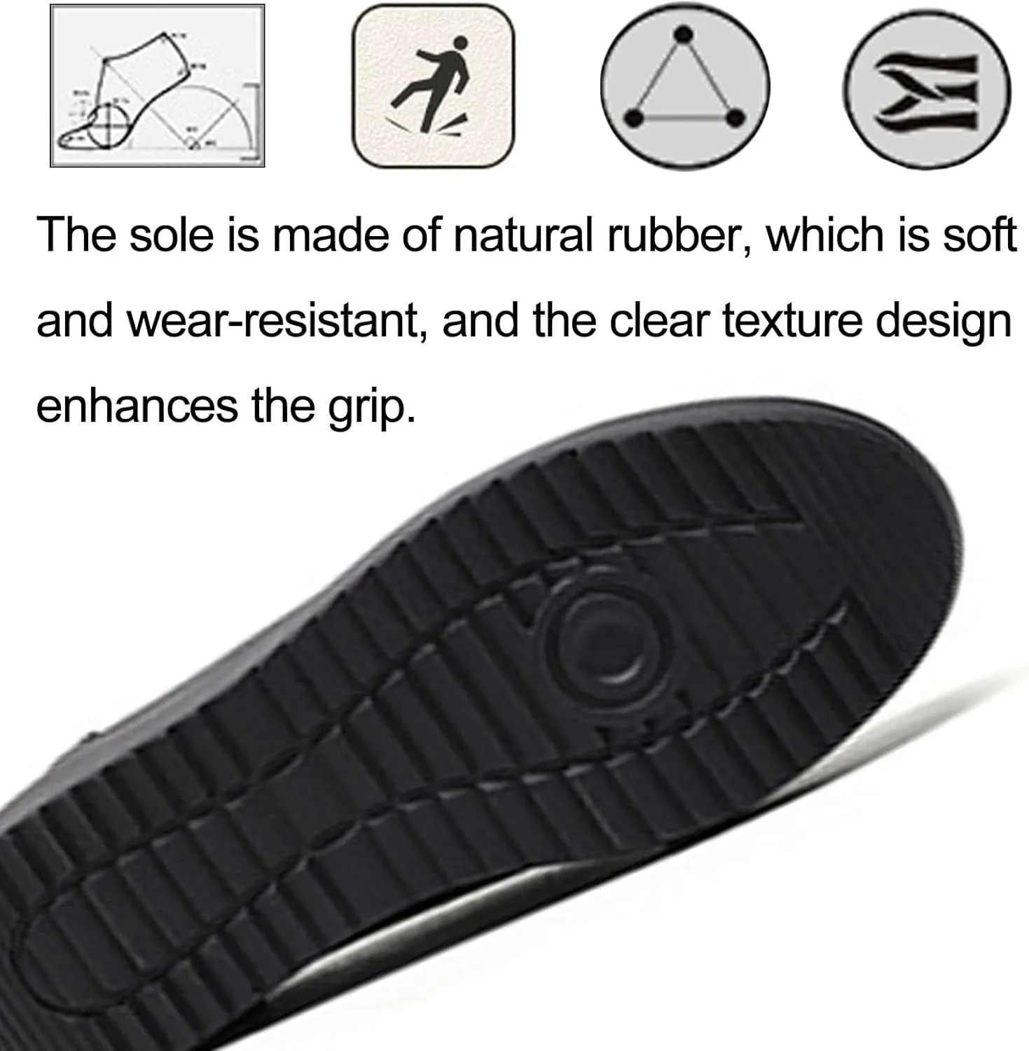 Women's Genuine Leather Wedge Heel Rocker Loafers Comfort Non Slip Platform Slip On Walking Shoes Casual Shopping Daily Mom Shoes