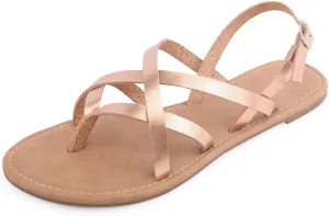 Women's Gladiator Flat Sandals Fisherman Strappy Sandals Ankle Strap Sandals