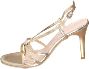 Womens High Heels Ladies Summer Solid Colour Open Toe Shiny Fine Heeled Sandals Lightweight Large Size High Heels