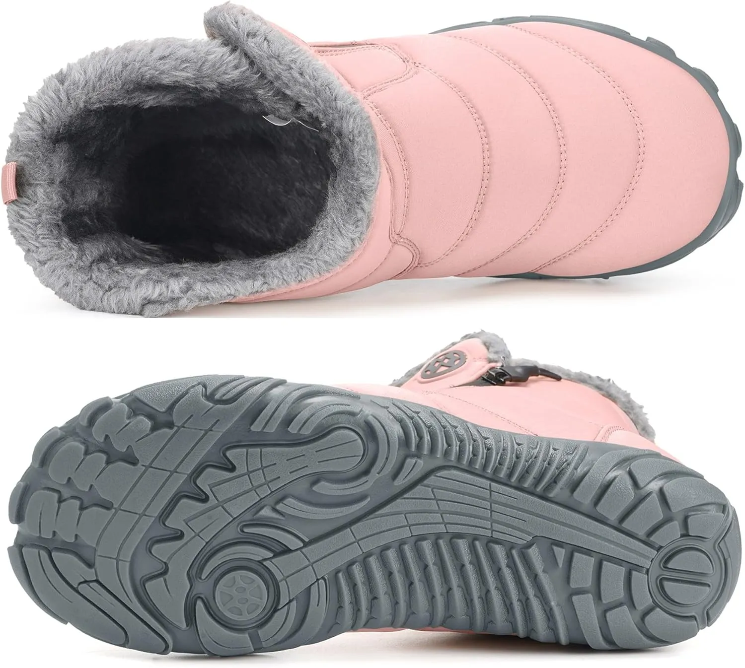 Womens Mens Barefoot Boots Shoes | Winter Snow Boots | Warm Ankle Booties | Zero Drop Sole | Wide Toe Box |