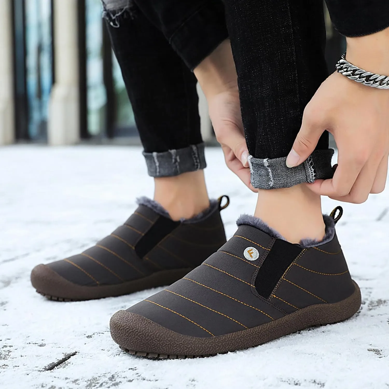 Womens Mens Fuzzy Slippers Lightweight Closed Back House Shoes Slip on for Indoor Outdoor Slip on Fashion Boat Shoes Casual Flat Lightweight Sneakers with Rubber Soles