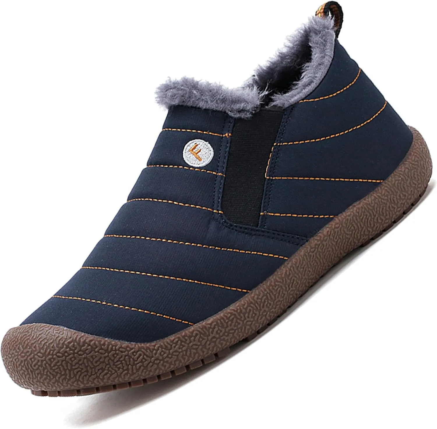 Womens Mens Fuzzy Slippers Lightweight Closed Back House Shoes Slip on for Indoor Outdoor Slip on Fashion Boat Shoes Casual Flat Lightweight Sneakers with Rubber Soles