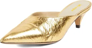 Women’s Mesh Mule Sexy Slippers Slip On Sandals Kitten Low Heels Pointed Toe Shoes Party Dating Indoor Size 4-16 US