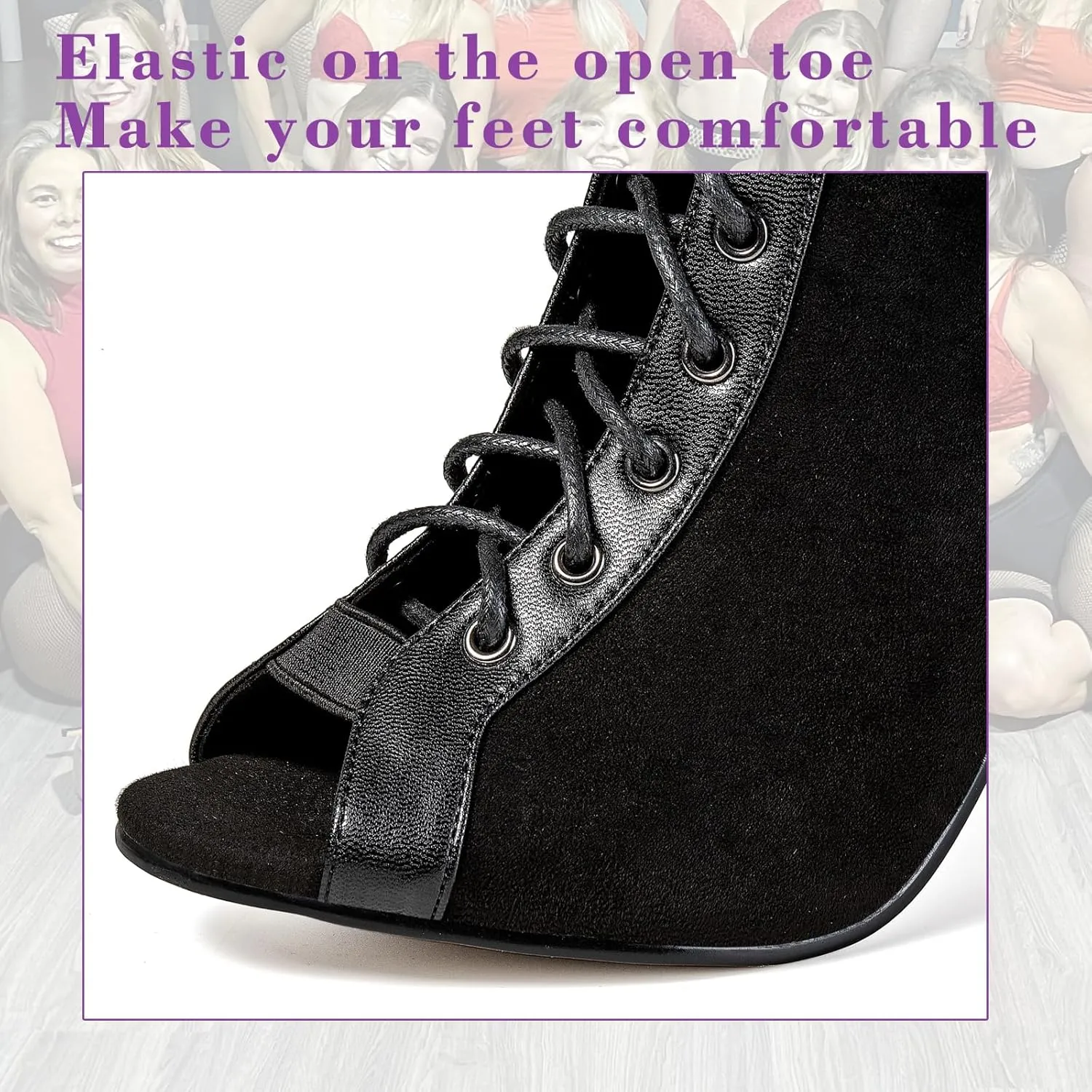 Women's Peep Toe Dance Stilettos High Heels-Mother's Day Gift,Sandals Fashion Sexy Lace Up Ladies Dress Pumps Ankle Booties