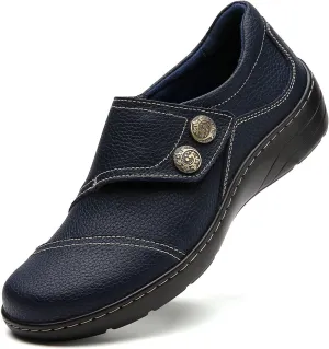 Women's Penny Loafers & Slip-ons Shoes Ladies Business Dressy Casual Flats Leather Driving Moccasins Comfortable Work Walking Shoes
