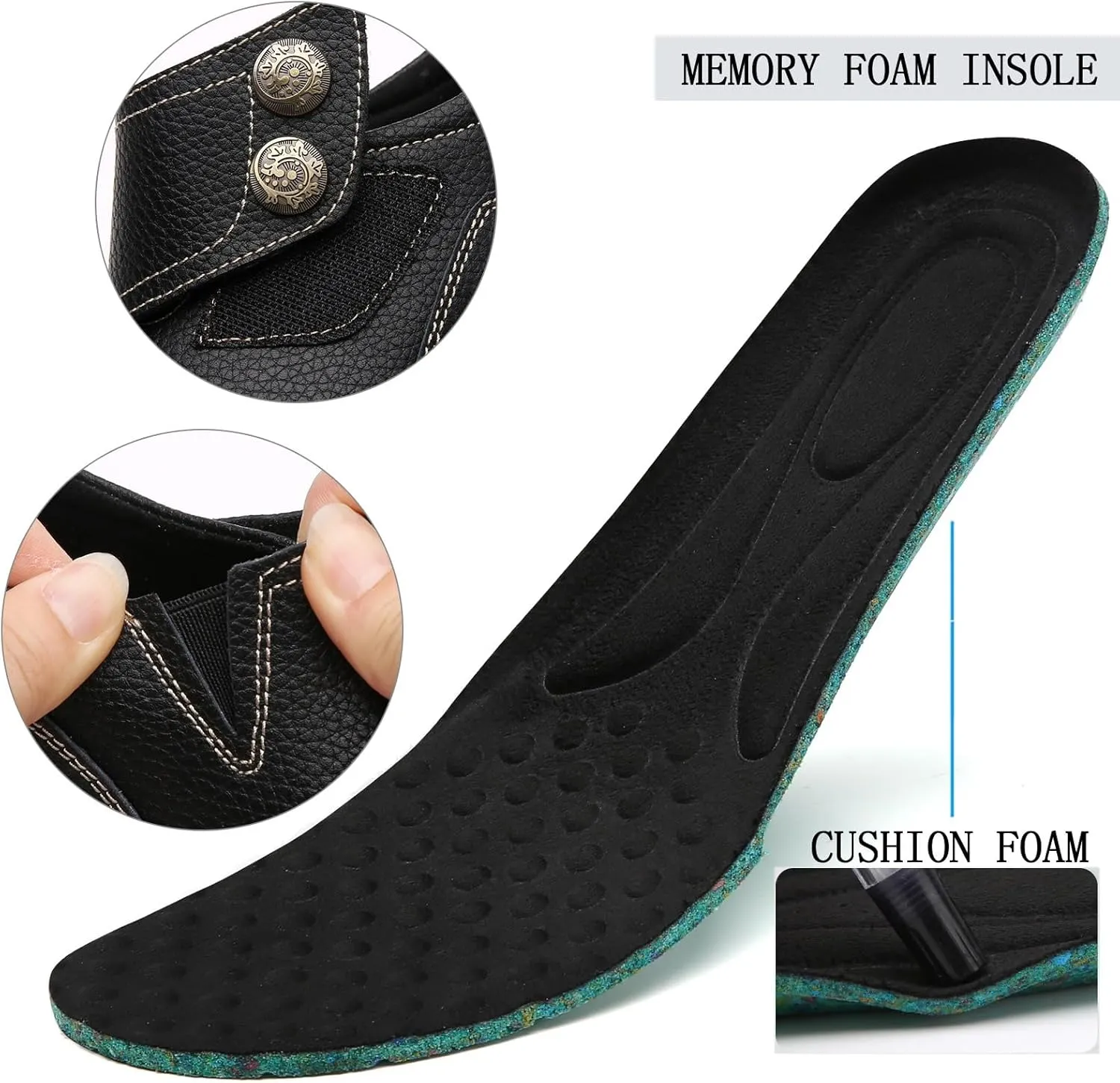 Women's Penny Loafers & Slip-ons Shoes Ladies Business Dressy Casual Flats Leather Driving Moccasins Comfortable Work Walking Shoes