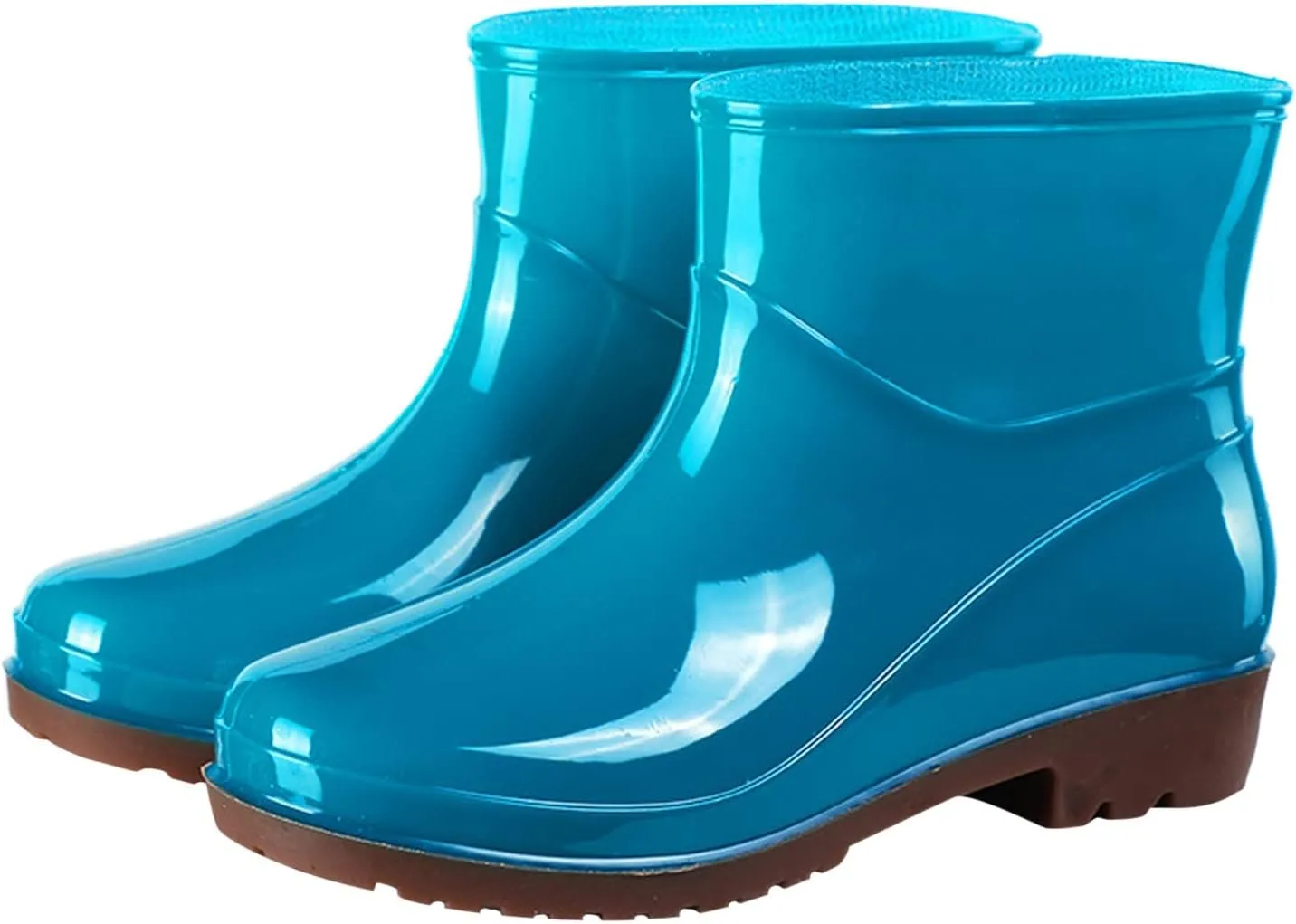 Womens Rain Boots Wide Mens Grounded Footwear Boots Ankle Booties Heels Non Slip Work Barefoot Shoes Mid Calf Rain Boots for Women,Waterproof Garden Knee High Boots