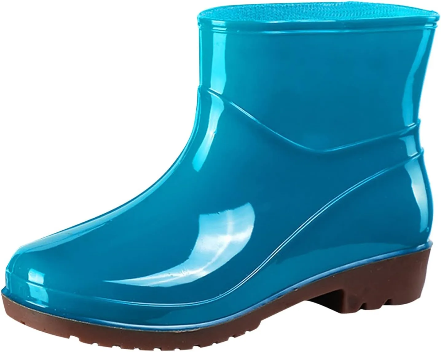 Womens Rain Boots Wide Mens Grounded Footwear Boots Ankle Booties Heels Non Slip Work Barefoot Shoes Mid Calf Rain Boots for Women,Waterproof Garden Knee High Boots