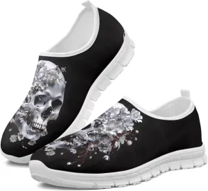 Womens Slip On Athletic Walking Shoes Lightweight Casual Mesh Comfortable Tennis Workout Sneakers