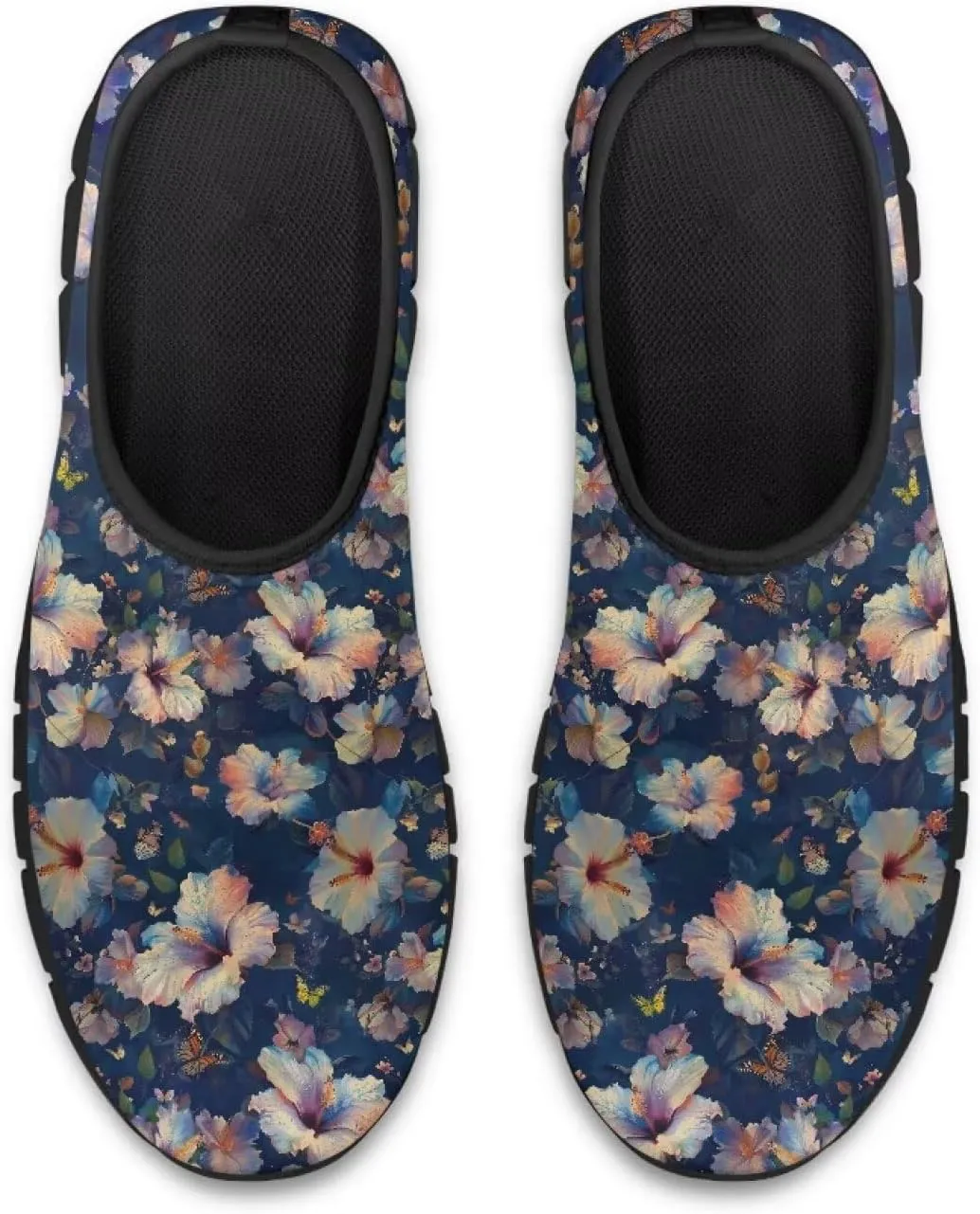 Womens Slip On Walking Shoes Non Slip Breathable Gym Sneakers Lightweight Loafers for Camping Jogging