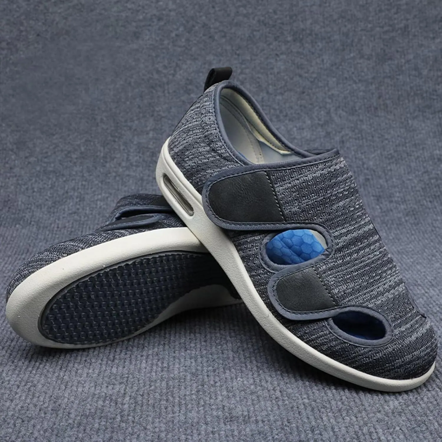 Womens Slippers Wide Diabetic Shoes Men's Slip-On Walking Shoes Height-Boosting Fashion Sneakers Orthotic Loafers for Plantar Fasciitis