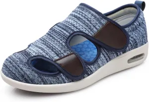 Womens Slippers Wide Diabetic Shoes Men's Slip-On Walking Shoes Height-Boosting Fashion Sneakers Orthotic Loafers for Plantar Fasciitis