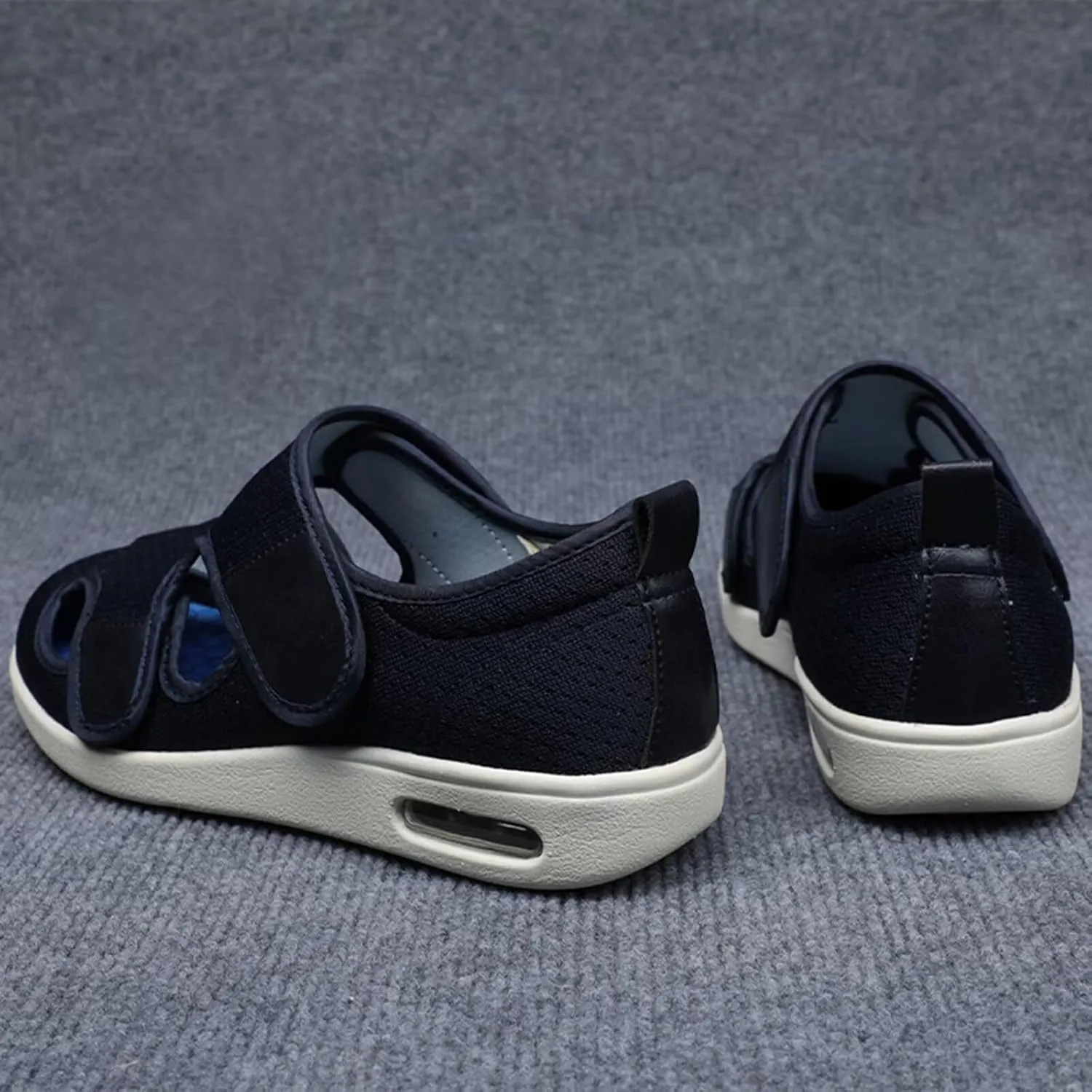 Womens Slippers Wide Diabetic Shoes Men's Slip-On Walking Shoes Height-Boosting Fashion Sneakers Orthotic Loafers for Plantar Fasciitis