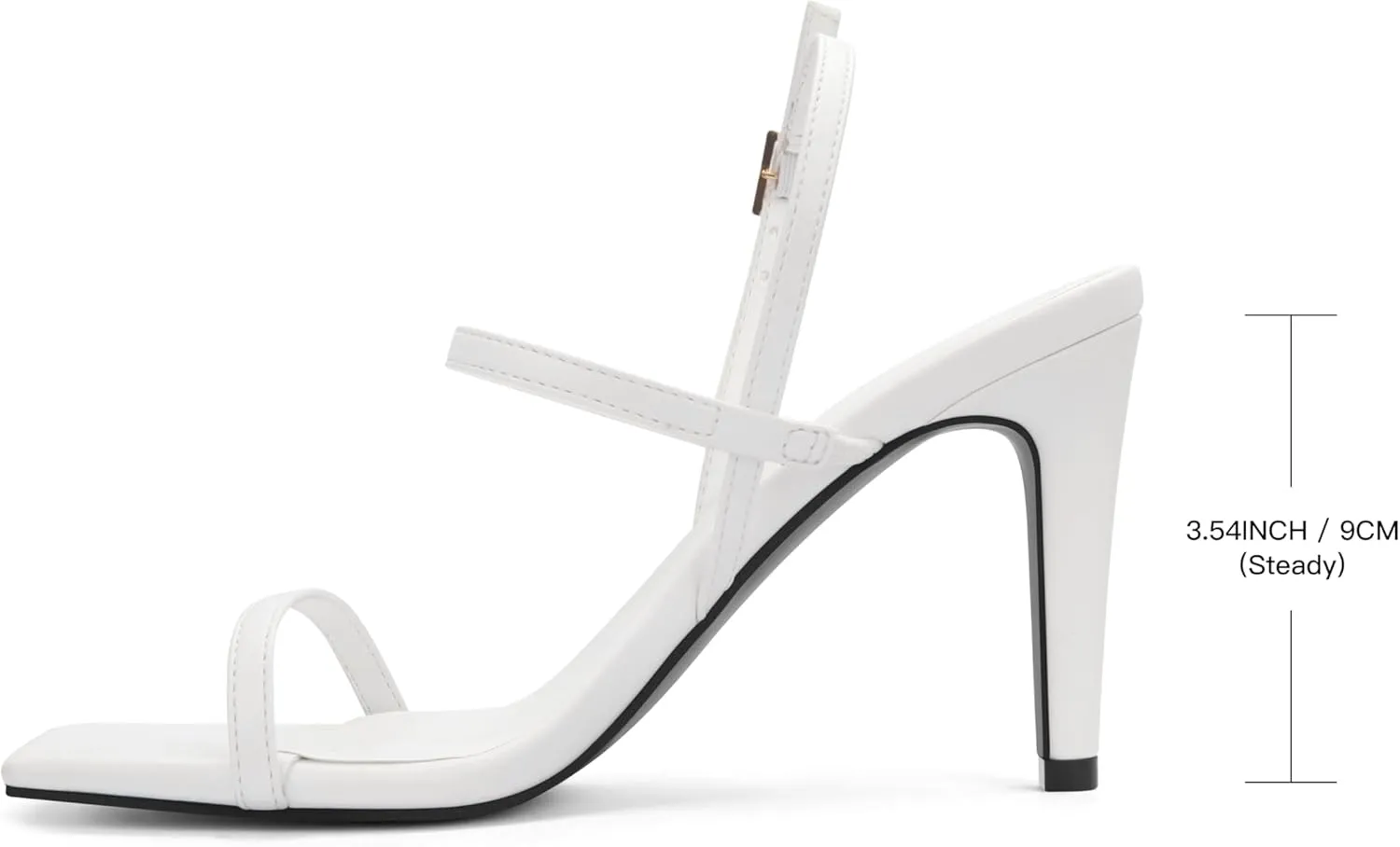 Women's Strappy High Heeled Sandals Open Toe Ankle Strap heels Comfy Weddings Shoes
