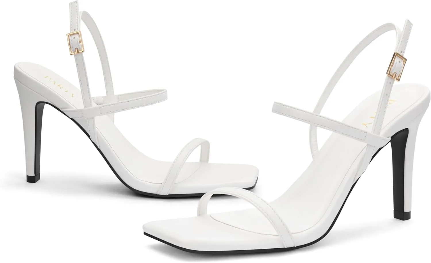 Women's Strappy High Heeled Sandals Open Toe Ankle Strap heels Comfy Weddings Shoes
