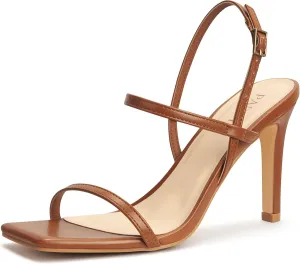 Women's Strappy High Heeled Sandals Open Toe Ankle Strap heels Comfy Weddings Shoes