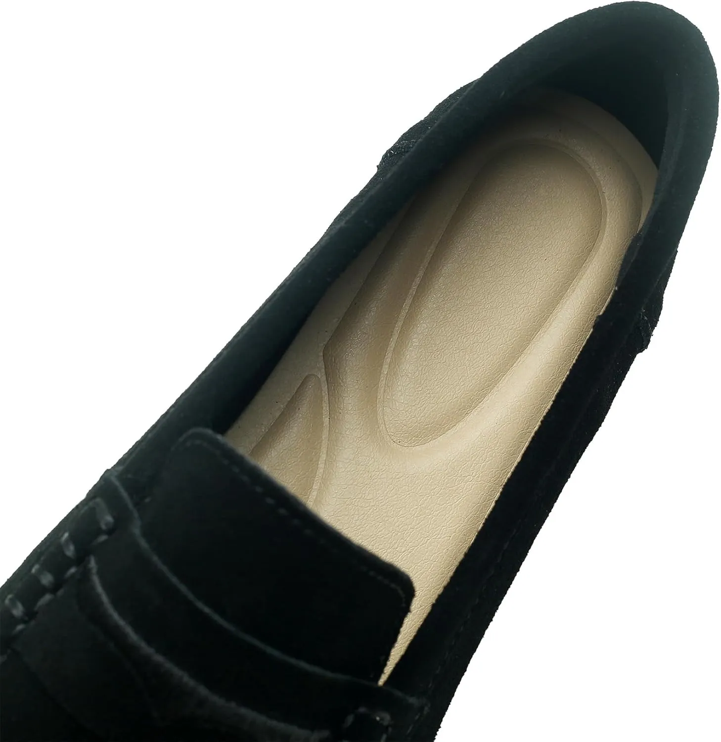 Women's Suede Leather Driving Loafers Comfortable and Elegant Mocasin Shoes Penny Shoes