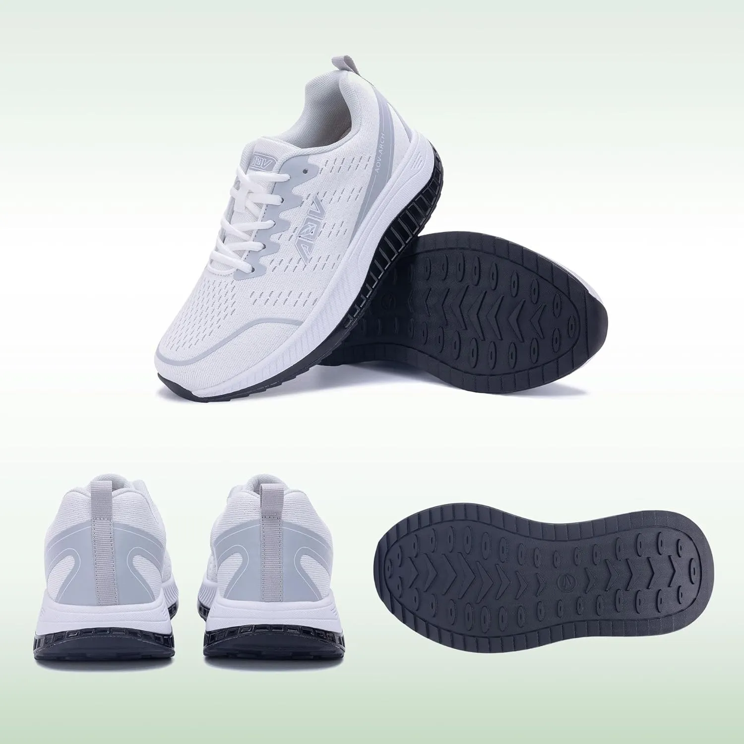 Womens Wide Walking Shoes with Arch Support Plantar Fasciitis Wide Width Sneakers Comfortable Tennis Orthotic Shoe for Foot Heel Pain Relief US 6.5-11