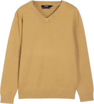 X RAY Boys School Uniform Sweater V-Neck (XS - XXL), Big Boys' & Little Kids Youth Long Sleeve V Neck Pullover Sweater