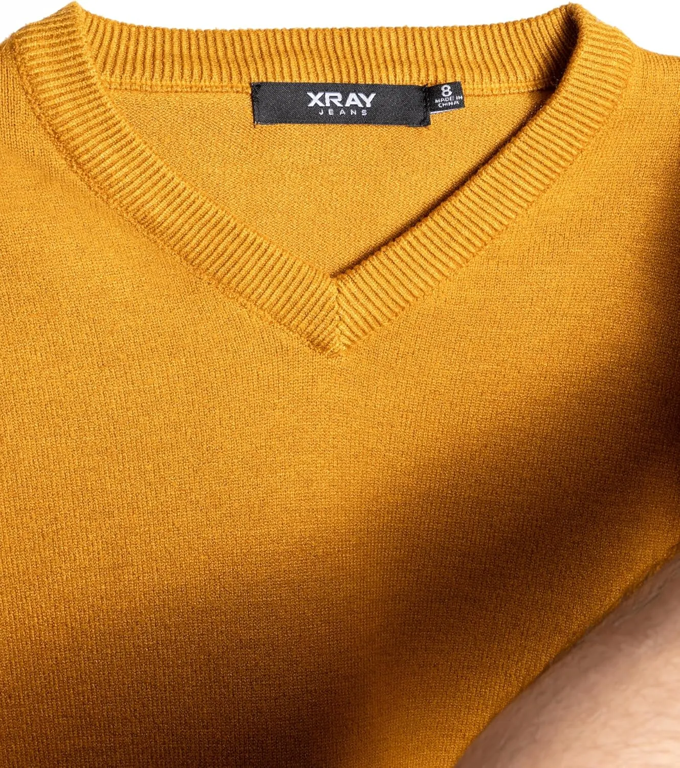 X RAY Boys School Uniform Sweater V-Neck (XS - XXL), Big Boys' & Little Kids Youth Long Sleeve V Neck Pullover Sweater