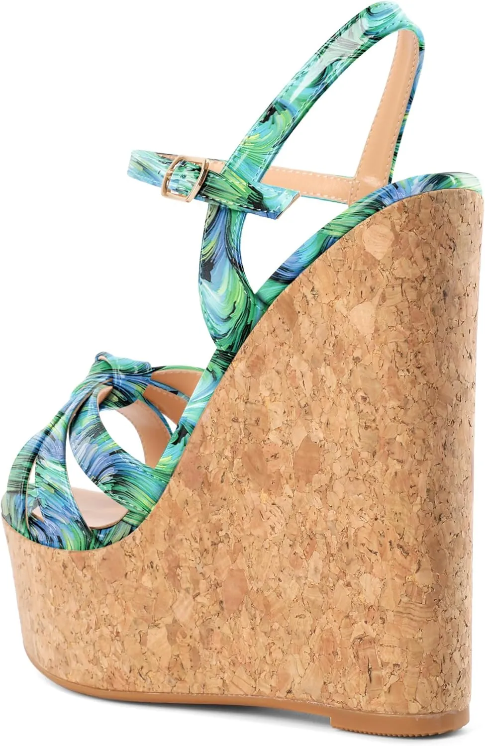 YODEKS Women's Platform Wedges|High Heel Wedge Sandals|Ankle Strap Open Toe Platform Heels