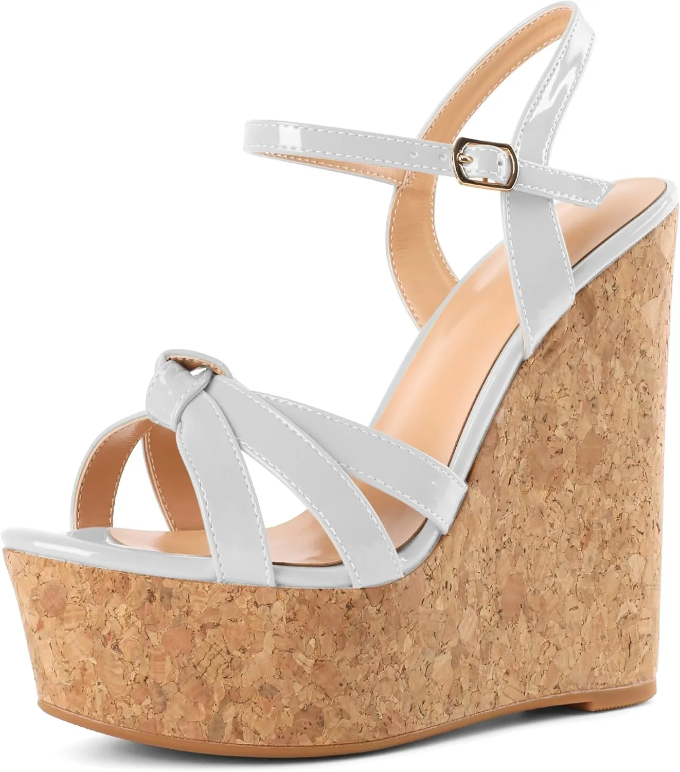 YODEKS Women's Platform Wedges|High Heel Wedge Sandals|Ankle Strap Open Toe Platform Heels