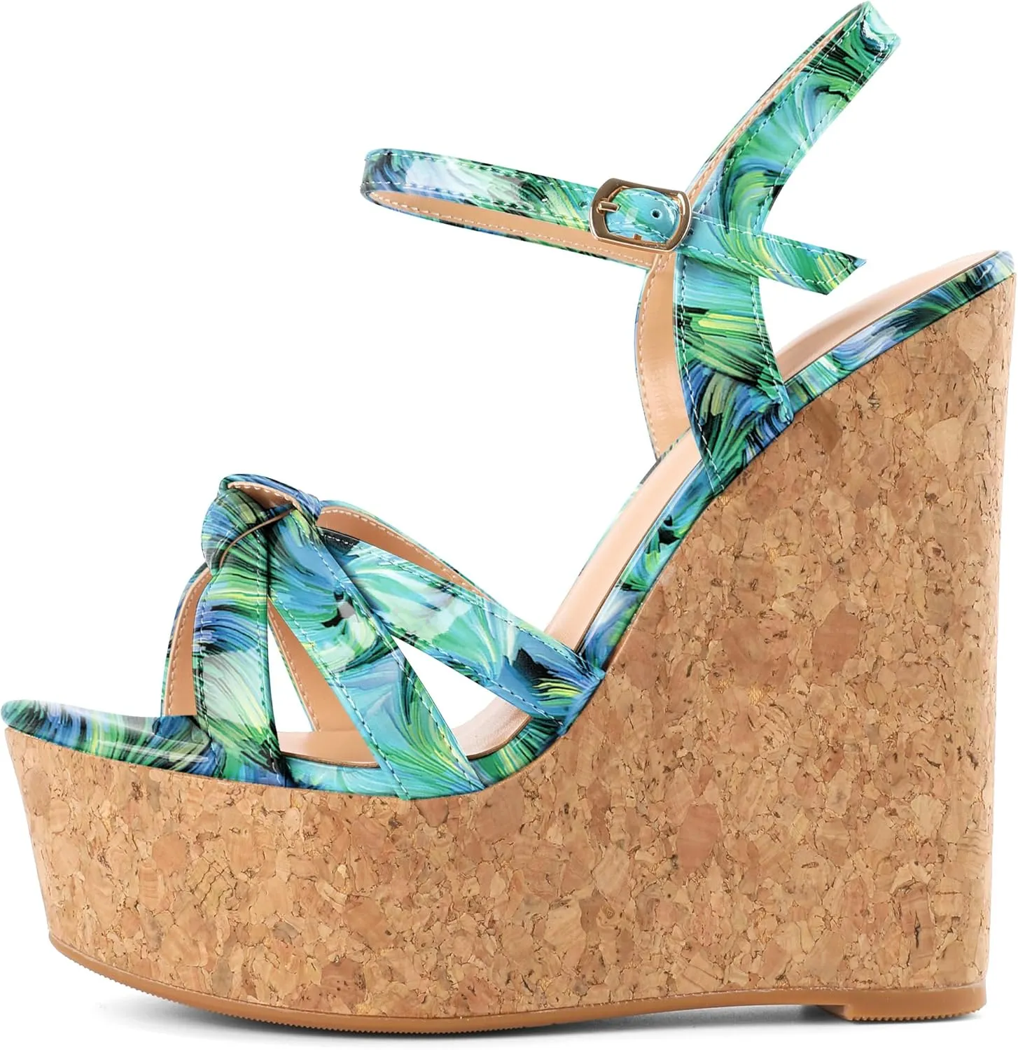YODEKS Women's Platform Wedges|High Heel Wedge Sandals|Ankle Strap Open Toe Platform Heels