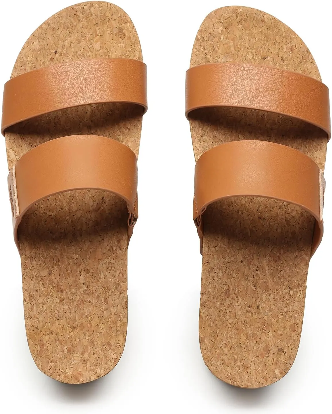 Yozuru Womens Platform Sandals with Arch Support Slip on Slides Comfortable Summer Beach Sandals Cork Footbed Cushion Wedge Sandals for Women