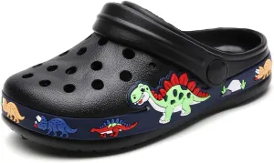 YUKTOPA Boys Girls Clogs Shoes Cartoon Slides Sandals Toddler Little Kid's Slip-on Garden Shoes Lightweight Beach Pool Shower Slippers