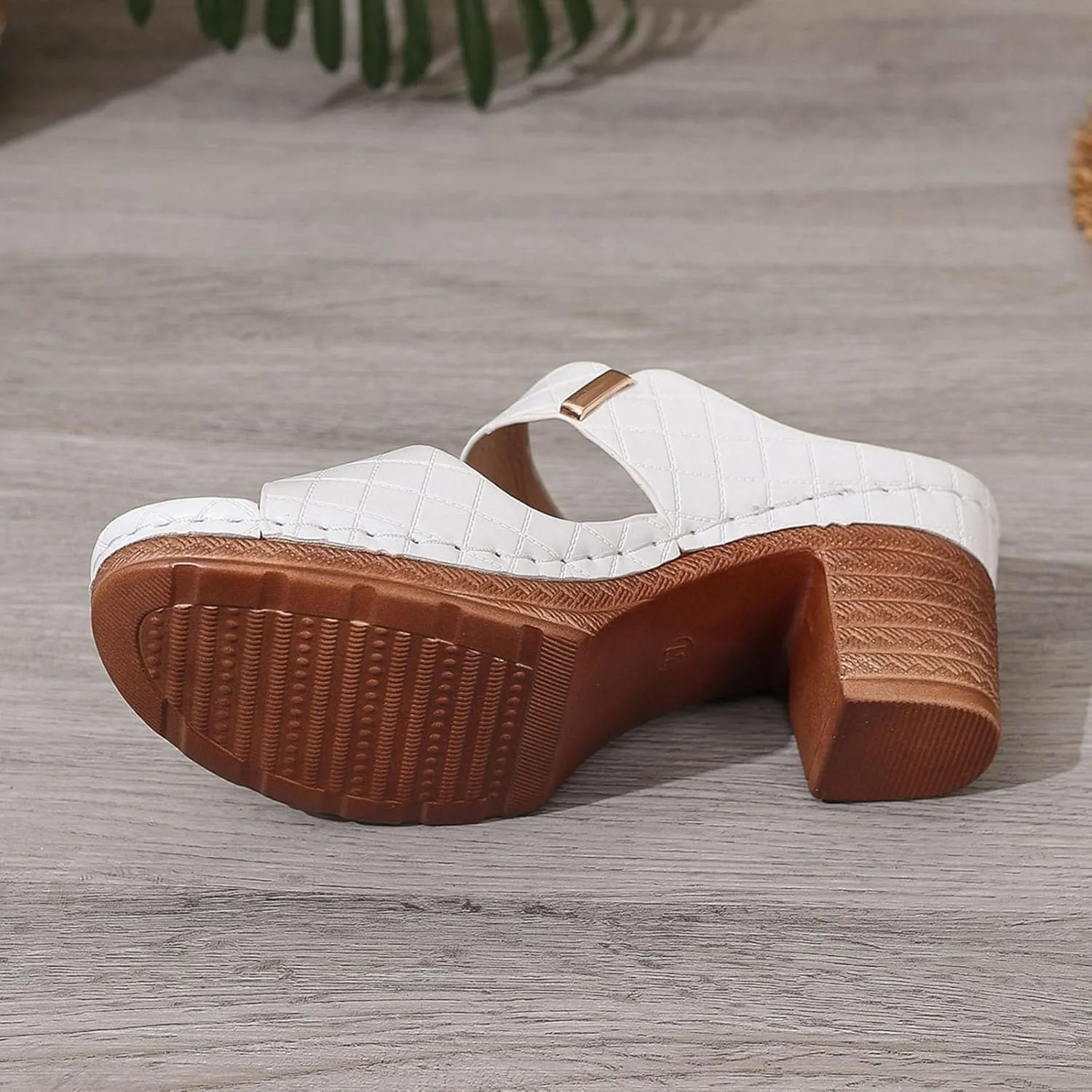 ZSpzx 2025 Orthopedic Block Heels Sandals for Women Arch Support Open Toe Chunky Heeled Sandal Comfortable Fashion Non Slip Cushion Footbed Shoes Backless Mules Adjustable Slide Walking